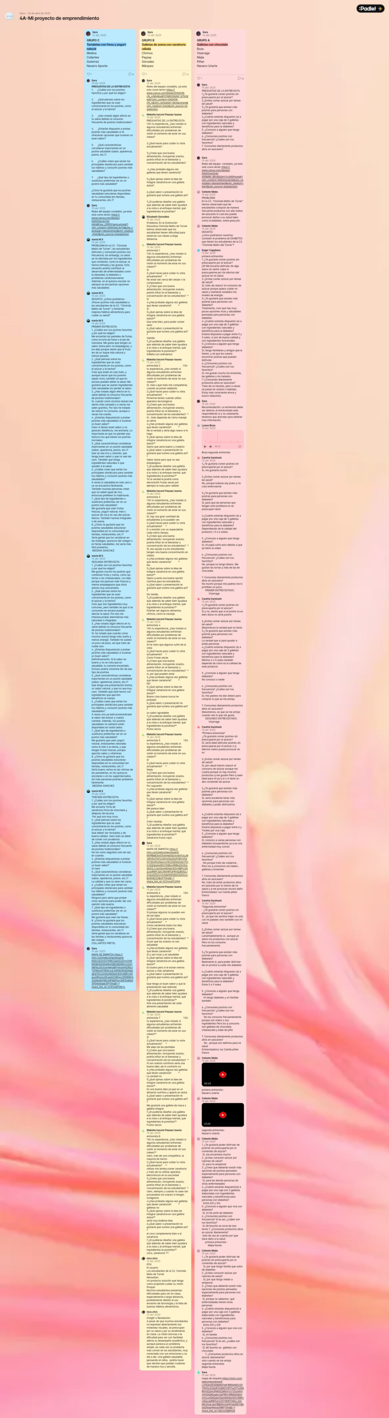 Galeria de evidencia