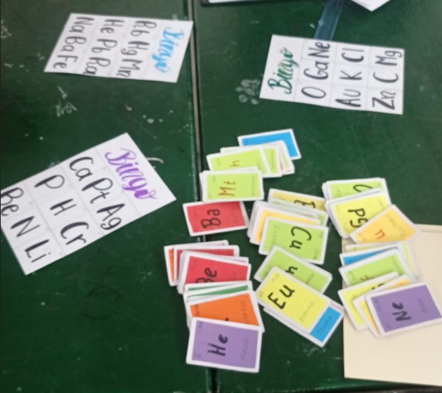 Escuela integral elaboramos juegos lúdicos para comprender la estabilidad química y gestionamos sus costos.