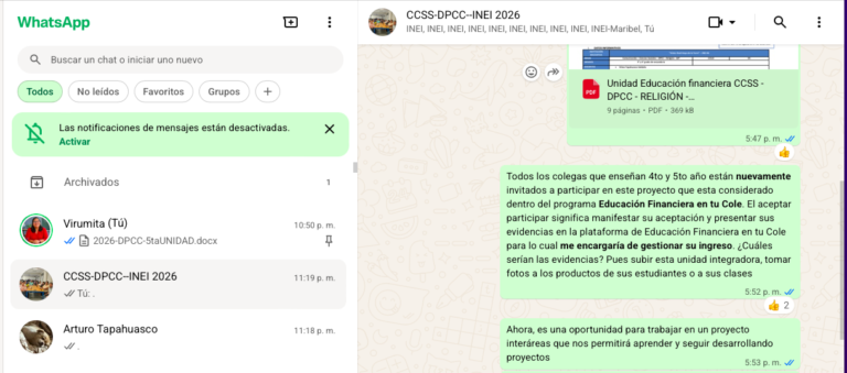 Galeria de evidencia