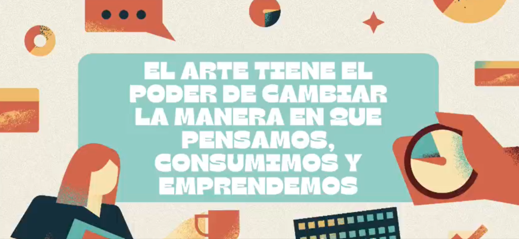 “Exploramos los lenguajes artísticos para comunicar mensajes sobre la cultura financiera y el consumo responsable”