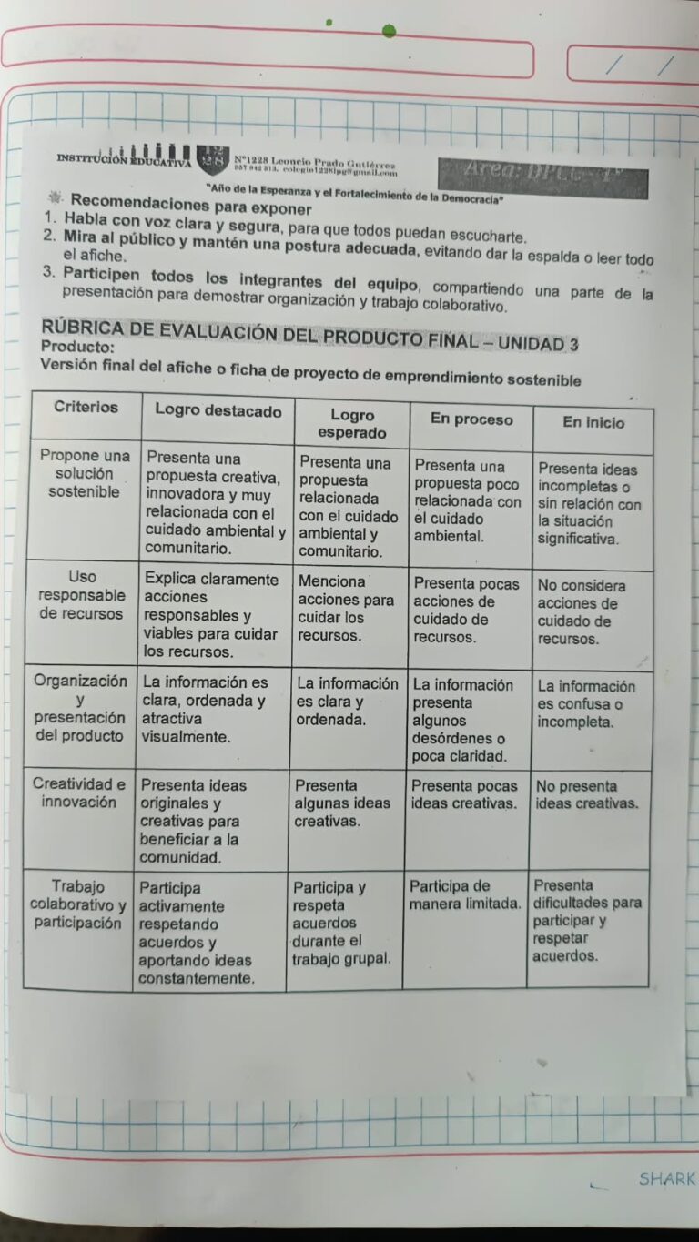 Galeria de evidencia