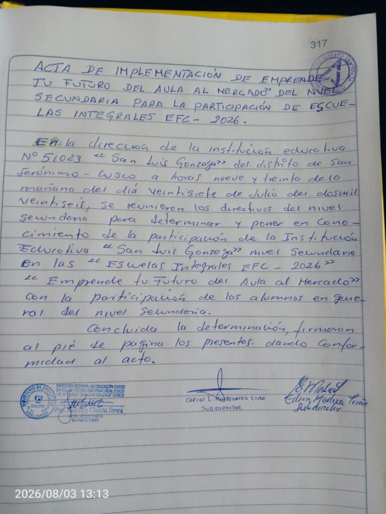 Galeria de evidencia