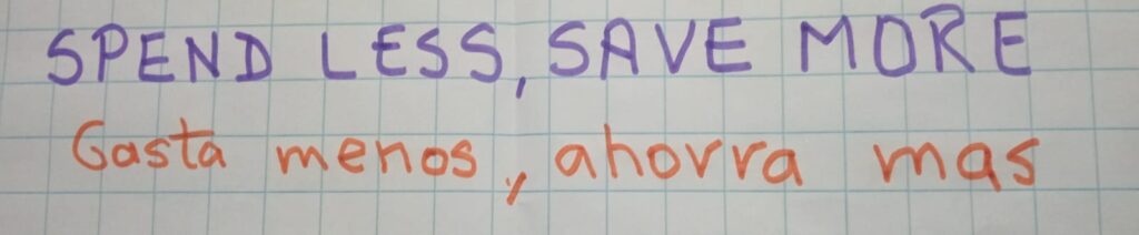 LEMA SOBRE EL AHORRO – ESCUELAS INTEGRALES