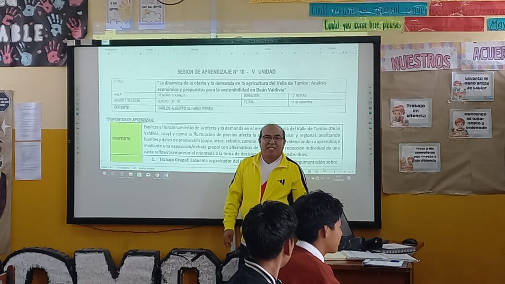 ESCUELAS INTEGRALES – DESARROLLO DE LA SESION DE APRENDIZAJE