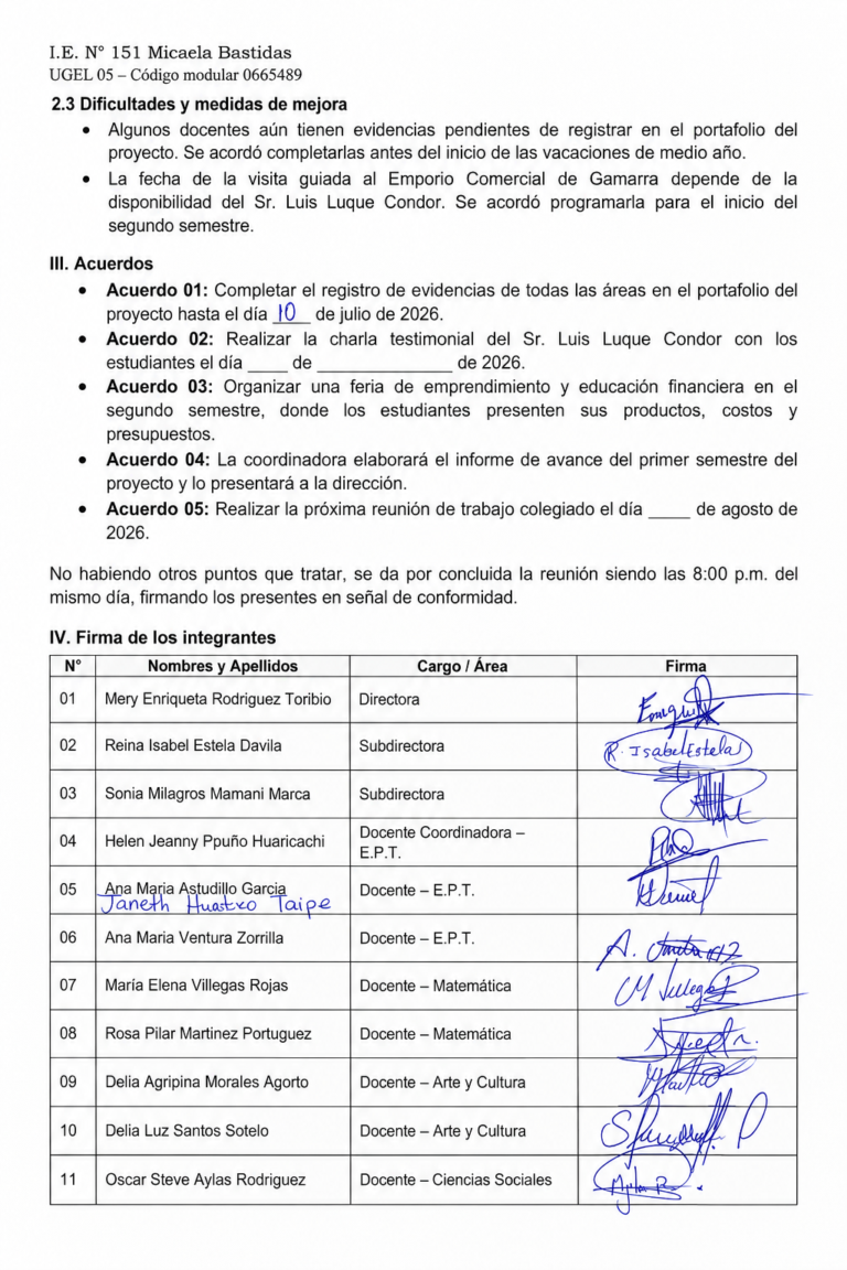 Galeria de evidencia