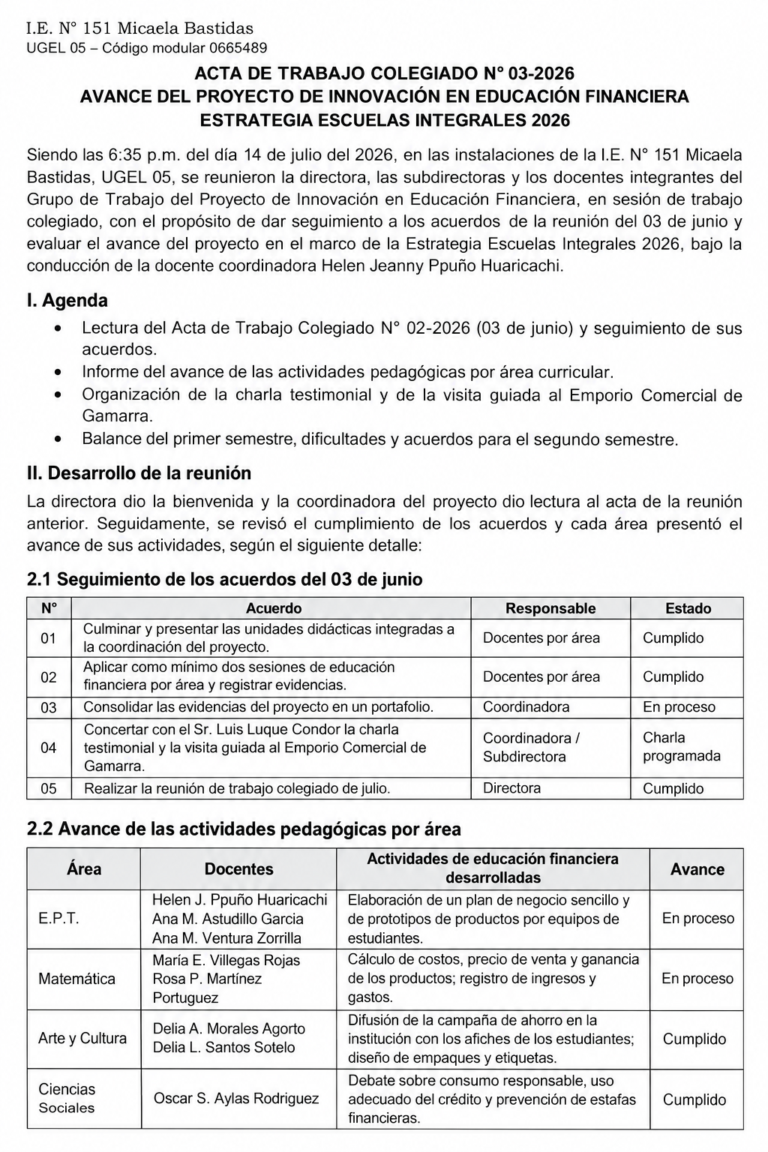 Galeria de evidencia